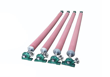 Rubber Bow Rollers for Web Spreading, component reference 1