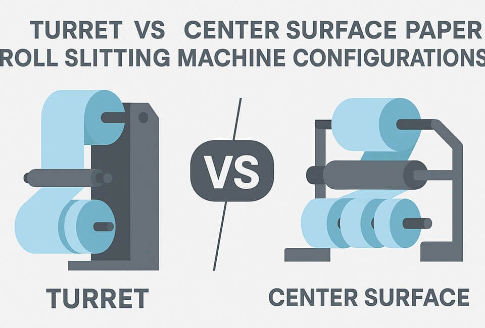 Comparing Turret vs Center Surface Paper Roll Slitting Machine Configurations
