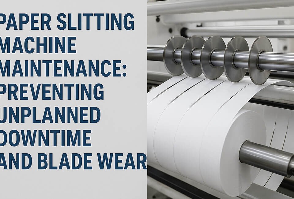 Paper Slitting Machine Maintenance Preventing Unplanned Downtime and Blade Wear
