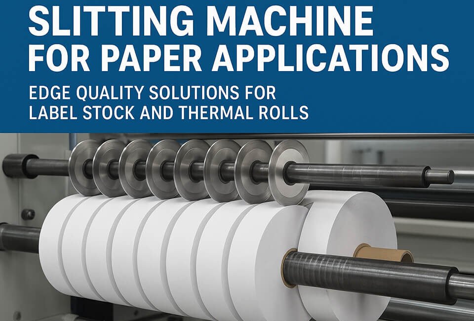 Slitting Machine for Paper Applications Edge Quality Solutions for Label Stock and Thermal Rolls