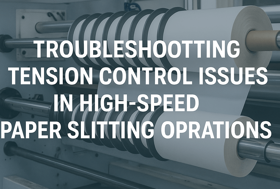 Troubleshooting Tension Control Issues in High-Speed Paper Slitting Operations