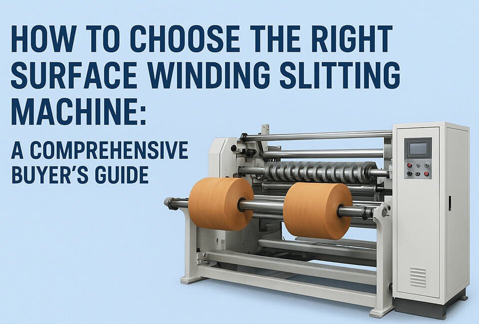 How to Choose the Right Surface Winding Slitting Machine A Comprehensive Buyer's Guide